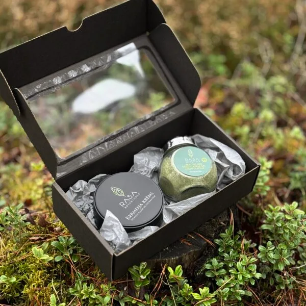 Ķermeņa krēms un skrubis, komplekts