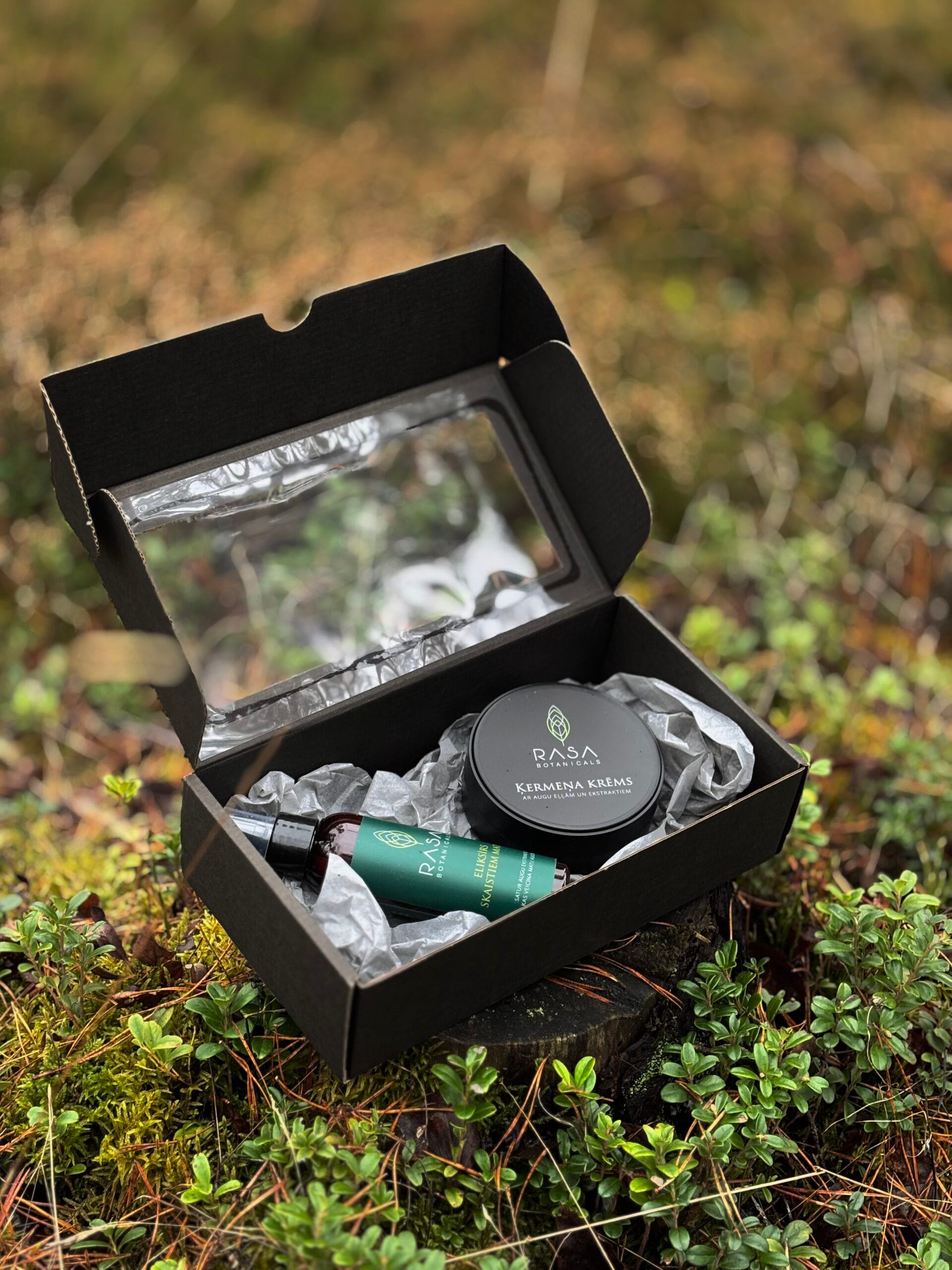 Ķermeņa krēms un matu eliksīrs, komplekts